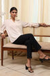 Honey Beige Viscose Rayon Printed Shirt image number 0