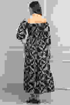 Black Cotton Tiered Dress image number 3