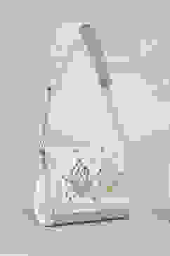 Ivory Polycotton Clutch image number 4