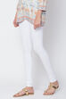 Beige Cotton Solid Churidar image number 2