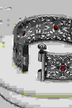 Oxidised-Red Brass Bangles image number 4