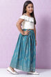 Berry Red Viscose Lehenga Set image number 5