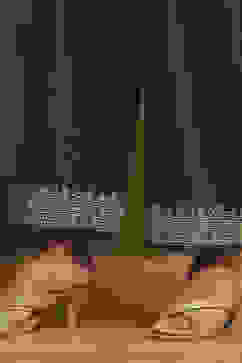 Dark Green Cotton Solid A-Line Suit Set image number 8