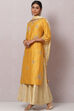 Fuchsia Cotton Silk Straight Kurta Sharara Suit Set image number 2