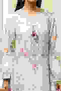 Pista Green Modal Blend Straight Suit Set image number 1