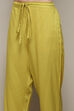 Lime Green Rayon flax Narrow Kurta Pant Suit Set image number 2