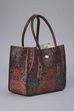 Brown PU Tote Bag image number 3
