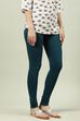 Camel Cotton Blend Solid Churidar image number 3