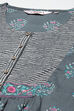 Blue Cotton Straight Suit Set image number 1