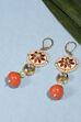 Red And Coral Earrings image number 0