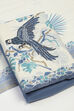 Blue Linen Unstitched Suit Set image number 5