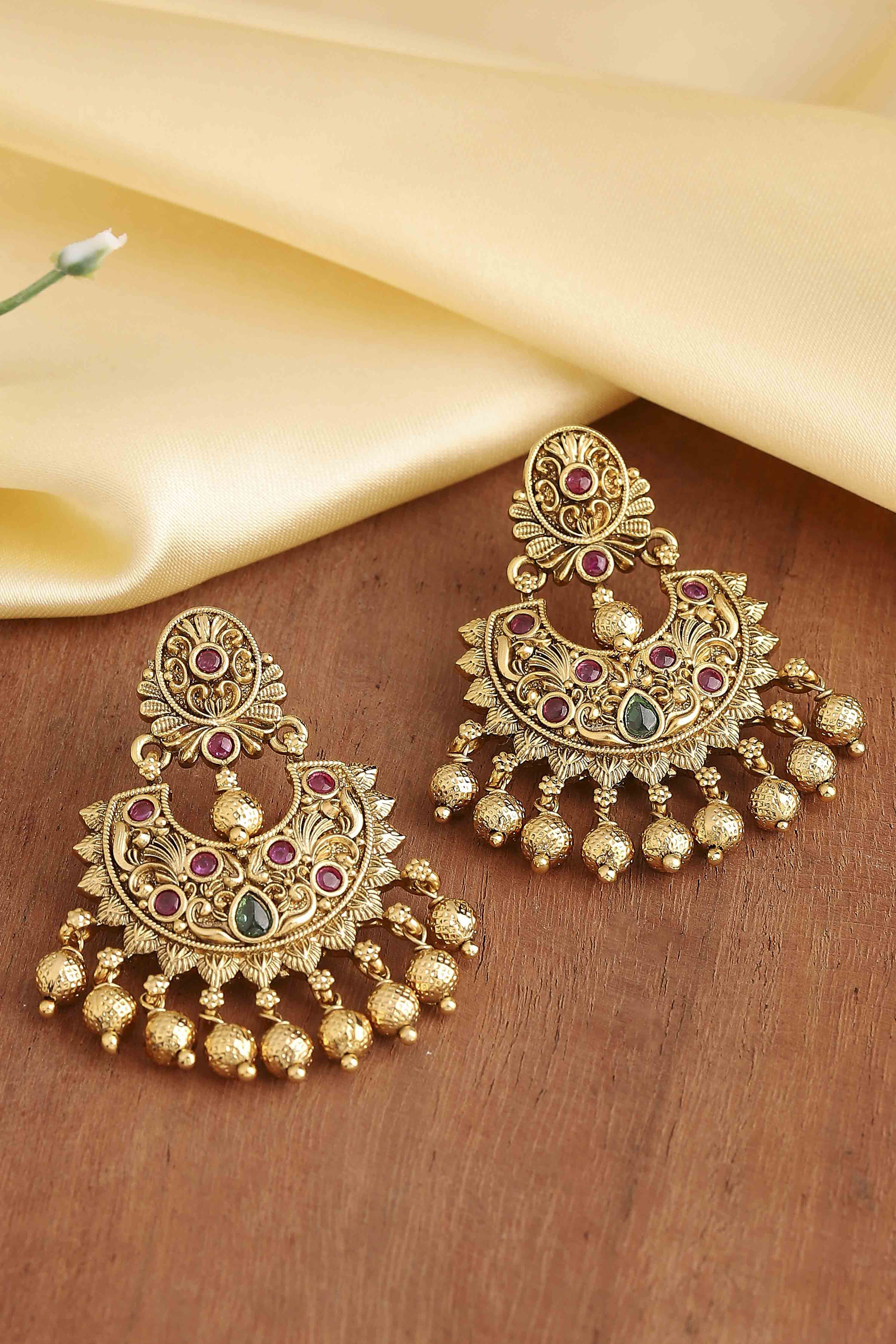 Gold Brass Chaandbali image number 0