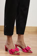 Blush Pink Cotton Solid Pant image number 6
