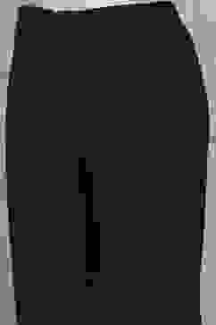 Black Polyester Straight Palazzos image number 1