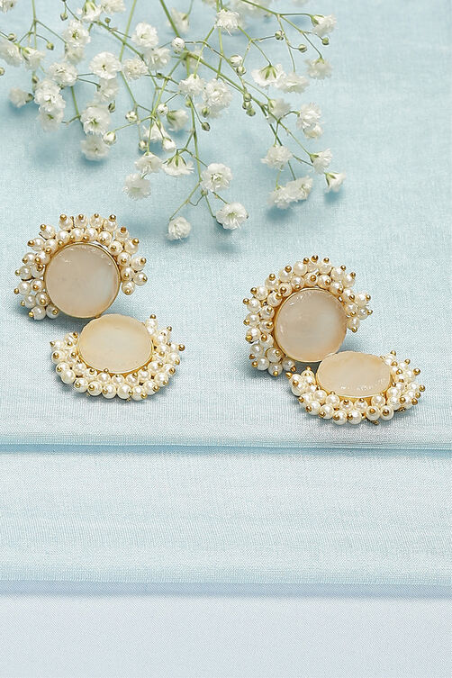 Off White Earrings image number 0