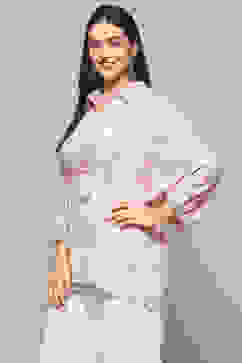 Dull Rose Rayon Straight Kurti image number 2