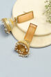 Peach Brass Earrings image number 0