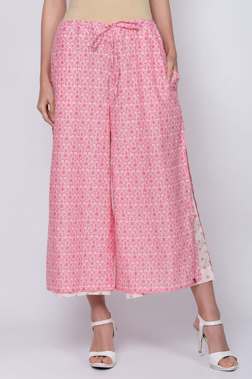 Pink Cotton Palazzo image number 2