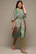 Green Cotton Blend 2 Piece Set image number 5