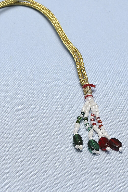 Green Brass Necklace Set image number 5