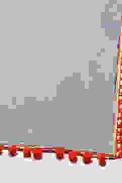 Red Polyester Short Kurta Printed Suit Set image number 3