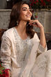 Off White Cotton Silk Anarkali Suit Set image number 7