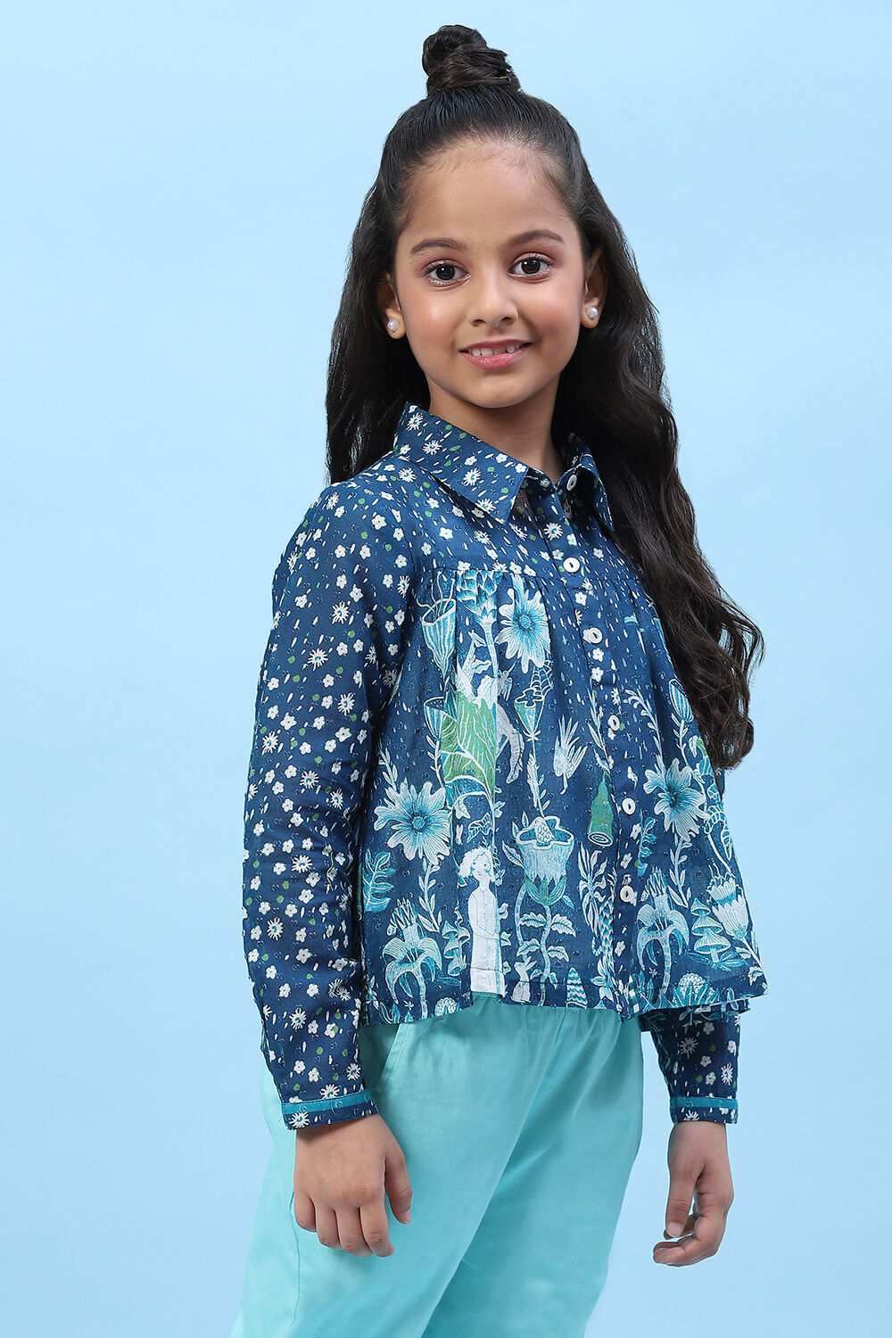 Blue Cotton Shirt image number 0