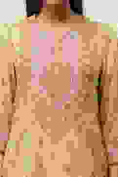 Green Modal Printed Straight Suit Set image number 1