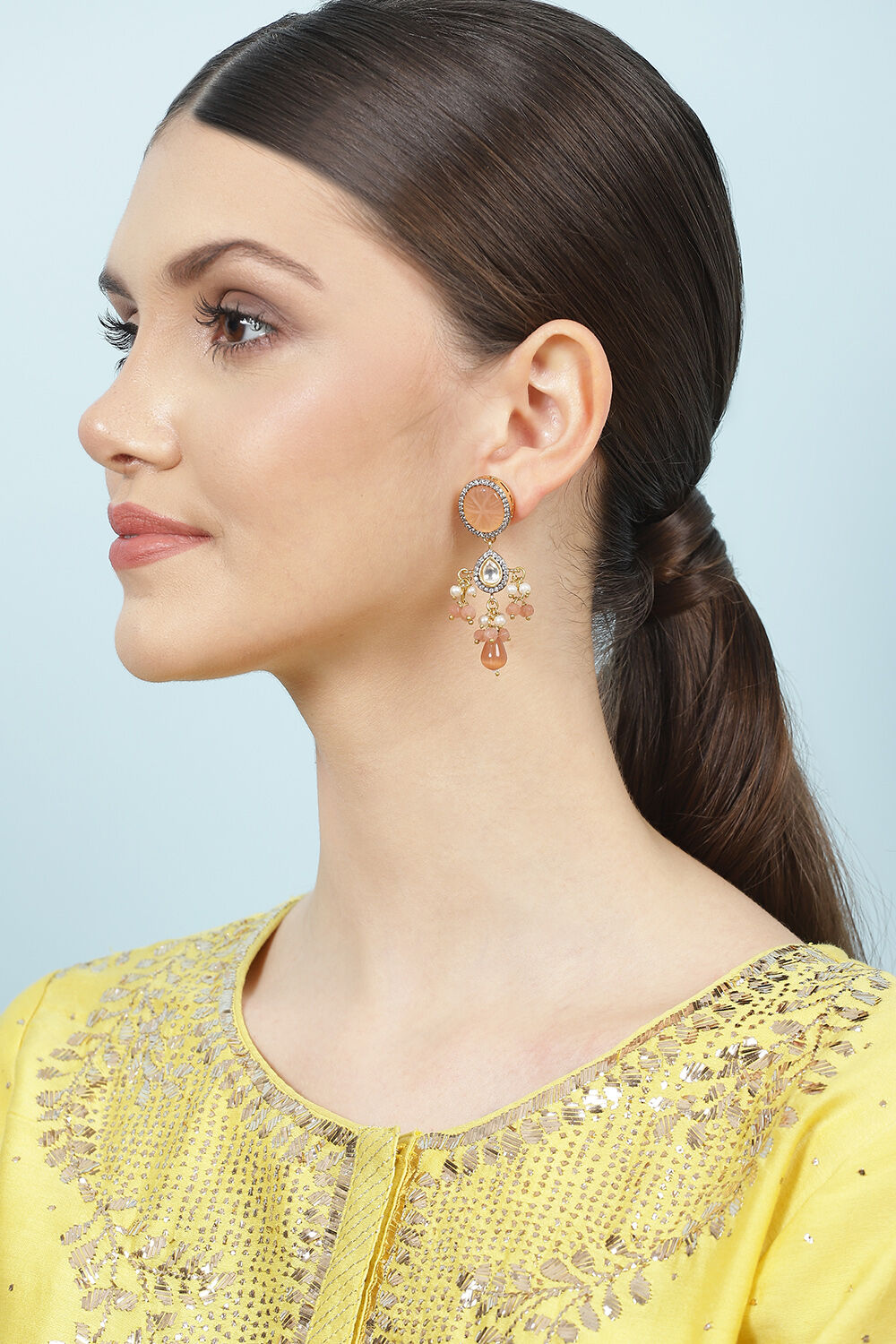 Nude Alloy Earrings image number 2