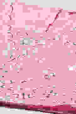 Pink Cotton Blend Short Top Lehenga Set image number 1