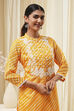 Coral Polyester Straight Kurta image number 1