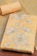 Yellow Linen Unstitched Suit Set image number 1