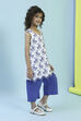 White Cotton Straight Kurta Pants Set image number 5