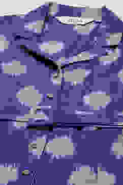 Blue Cotton Straight Yarndyed Dress image number 5