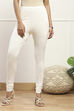 Beige Cotton Solid Churidar image number 4