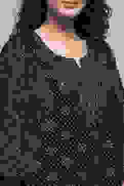 Purple Velvet Straight Winter Kurta Set image number 1