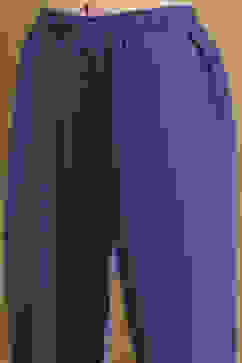 Indigo Cotton Printed Gathered Kurta Set image number 2