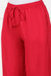 Navy Rayon Palazzo Pants image number 1