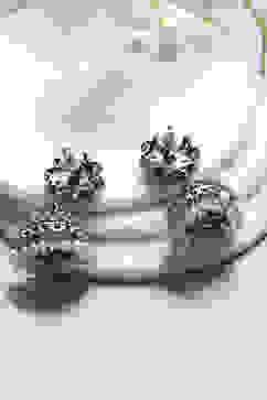 Green Stone-Studded Oxidised Jhumkas image number 2