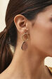 Purple Brass Danglers image number 1
