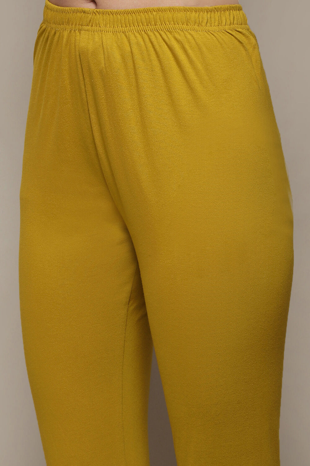 Powder Blue Jersey Anarkali Kurta Churidar Suit Set image number 2