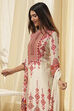 Dull Blue Printed Straight Suit Set image number 1