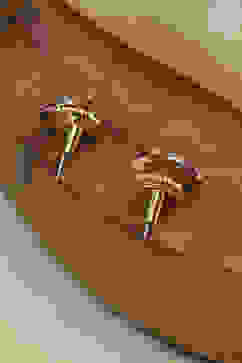 White Brass Studs image number 2