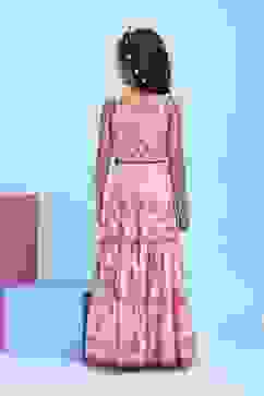 Pink Cotton Printed Regular Lehenga Set image number 4