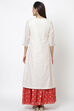 Red Art Silk Printed Kurti image number 4