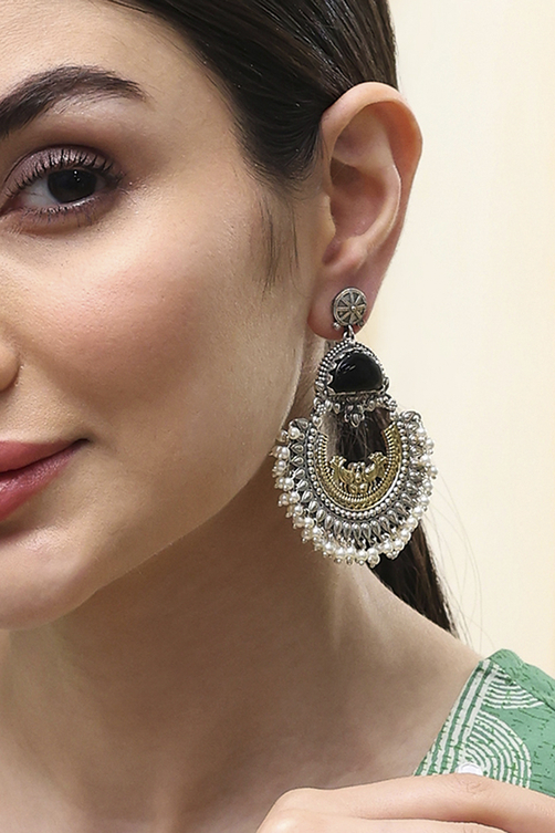 Black Brass Chaandbali image number 1