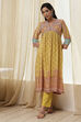Green Modal Blend Gathered Printed Fusion Set