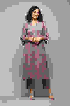 Green Spandex Blend Straight Printed 2 Piece Set image number 0