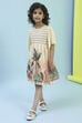 Beige Polyester Dress image number 5
