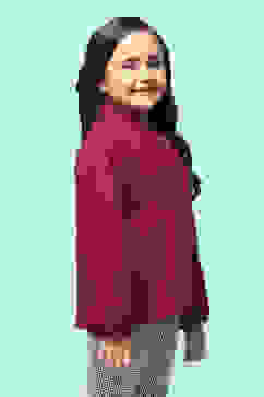 Brown & Red Acrylic Jacket image number 4